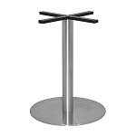 Table Base - 'Total' Round 540 (Brushed Stainless)